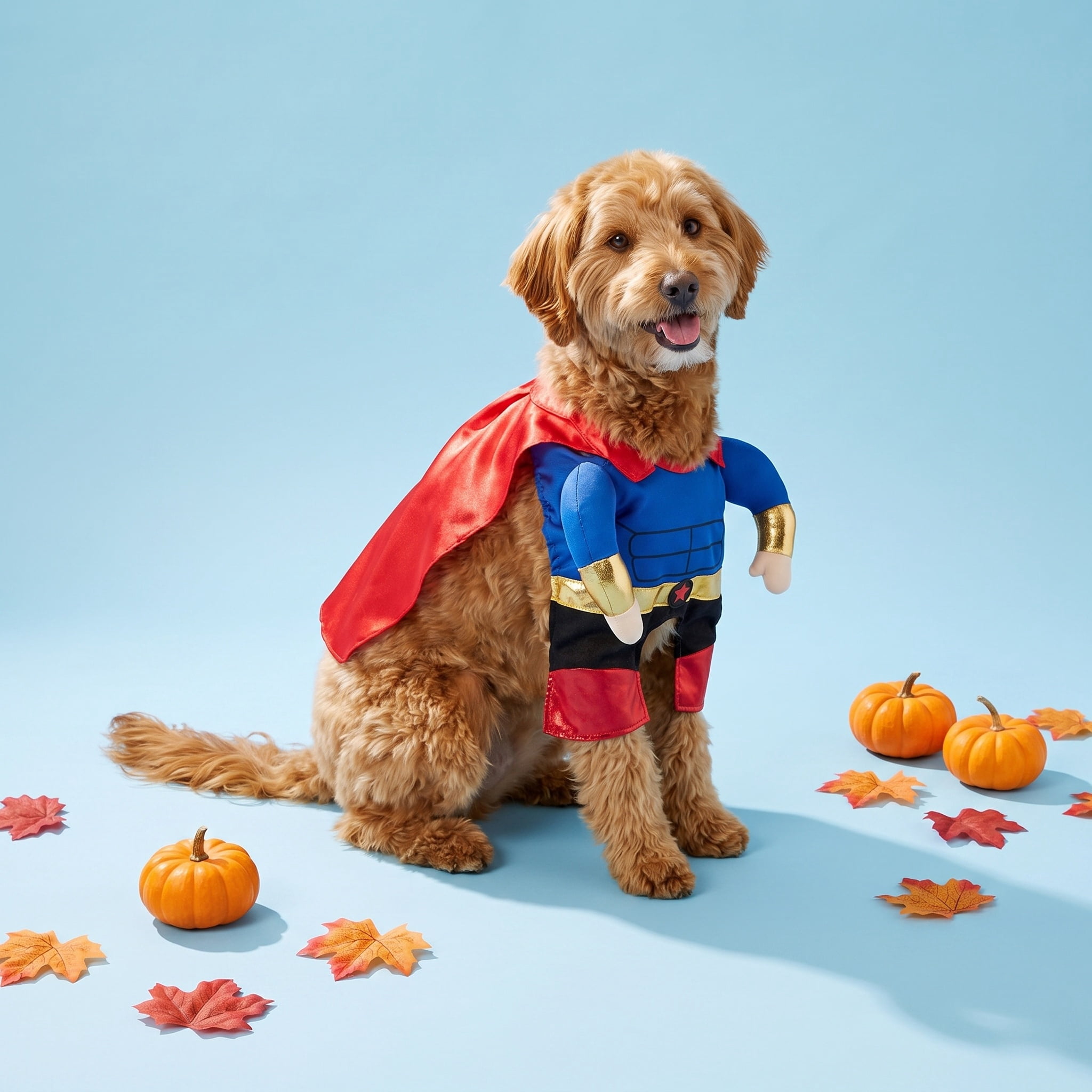 Vibrant Life Halloween Superhero Costume for Dogs, Multicolor, Medium