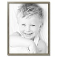 thumbnail image 2 of ArtToFrames 28" x 36" Silver Picture Frame, 28x36 inch Silver Wood Poster Frame (WOM-5023), 2 of 7