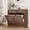Cherry | Double, variant on Tilt-Out Laundry Hamper Cabinet, 10 Gal Storage with Drawer, Hidden Wood Hamper, Natural