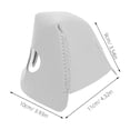 thumbnail image 3 of WEUVEB Skate Toe Guards Grey Faux Storage Protection Fashionable 2Pcs, 3 of 8