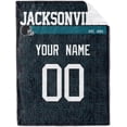 thumbnail image 2 of Jacksonville Throw Blanket for Men Women Boy Custom Name and Number Gifts, 2 of 5