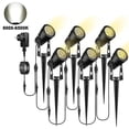 thumbnail image 1 of Landscape Lighting, Extendable Garden Lights 6 Pack 12v Low Voltage, 1 of 5