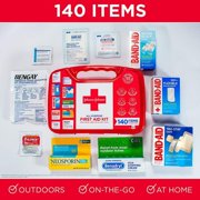 5 Pk Johnson & Johnson All Purpose First Aid Kit Emergency Survival Gear 140 Pc