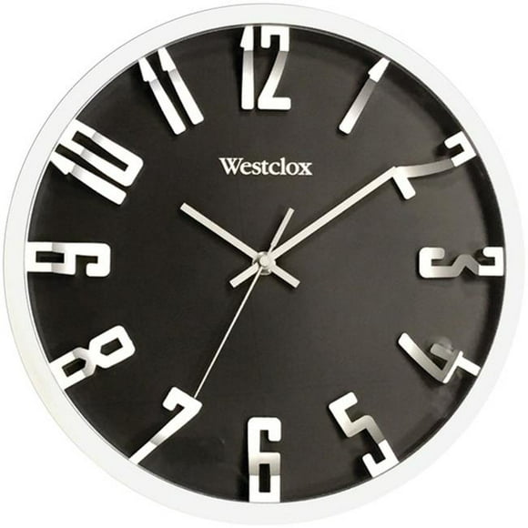 Westclox 32913 Horloge Murale Ronde 3D Chiffres de 12 Po
