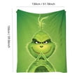 Clearance Grinch Decor Christmas Outdoor Decor Printed Blanket