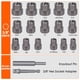 thumbnail image 5 of Kit extractor de pernos THINKWORK Juego de 18 enchufes extractores de tuercas, 5 of 9