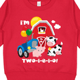 thumbnail image 3 of Inktastic Two-i-e-i-o 2nd Birthday Toddler Sweatshirt, 3 of 4
