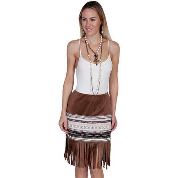 Scully Western Skirt Womens Honey Creek Knee-Length HC249