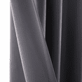 thumbnail image 4 of Pair Ready cortina sombreada gruesa anillo caliente agujero superior o pliegue a lápiz 66wx54l gris, 4 of 5