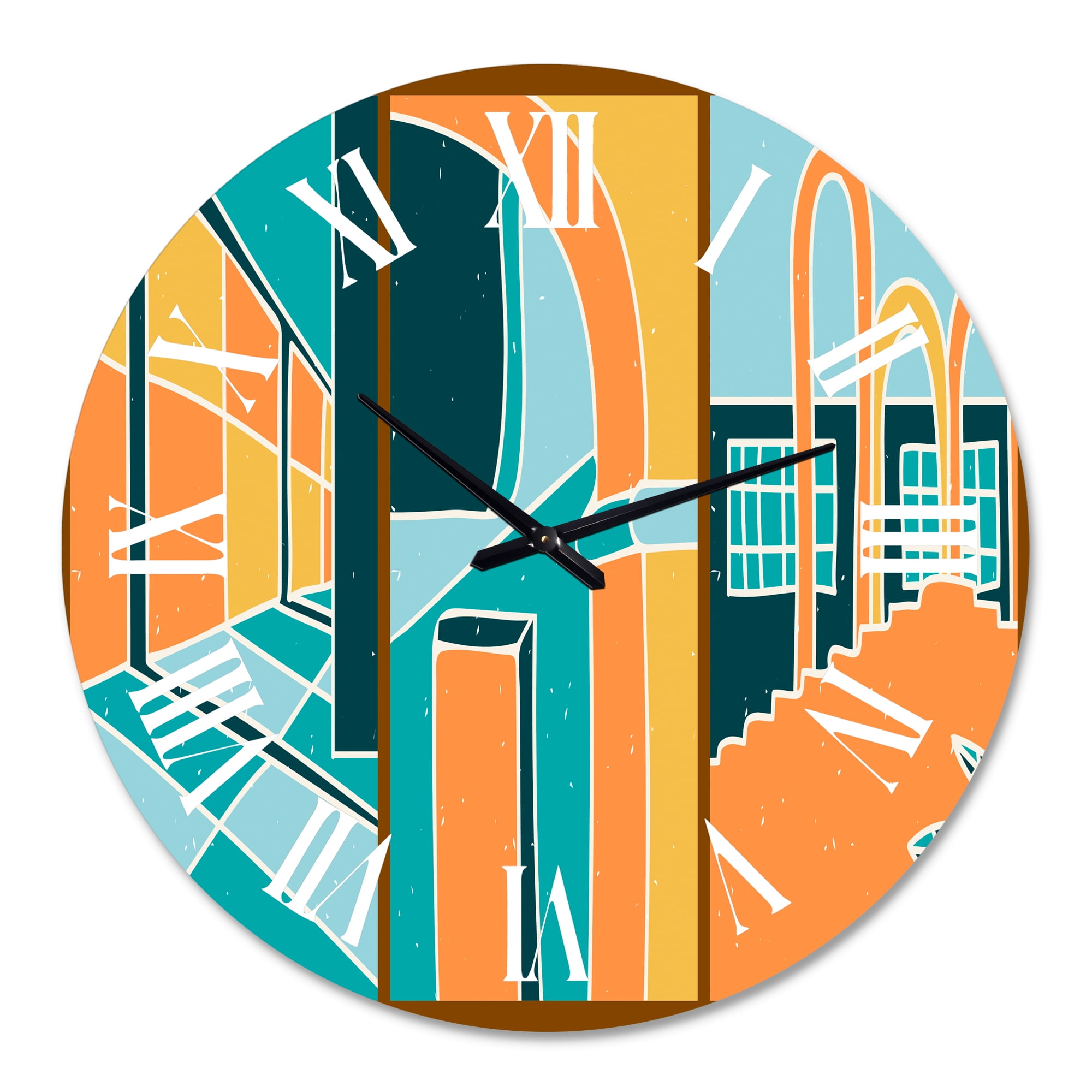 Designart 1 in Quartz Modern/Contemporary Wall Clock