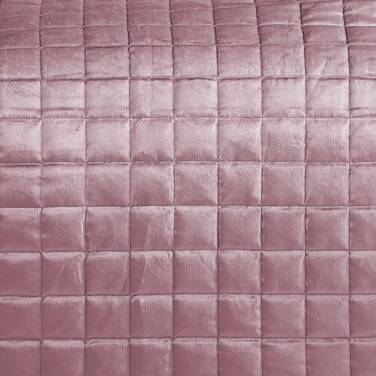 Riverbrook Home 3 Piece Quilt Set, King, Blush, Lyndon, Polyfill, Adult