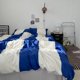 thumbnail image 3 of Juego de cama de algodón de rejilla simple, 3 of 3