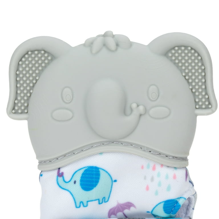 Nuby happy best sale handimals teething mitten