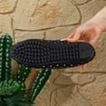 thumbnail image 4 of Wensltd Women's Shoes Dot Print Peep Toe Flat Shoes Slip On Ballet Flats for Daily Walking Black, 4 of 9