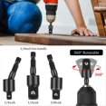 thumbnail image 2 of Juego de 31 Extensiones de Broca Flexibles con Adaptador de Vaso Giratorio y Vástago Hexagonal, Destornillador de Ángulo Recto de 105°., 2 of 8