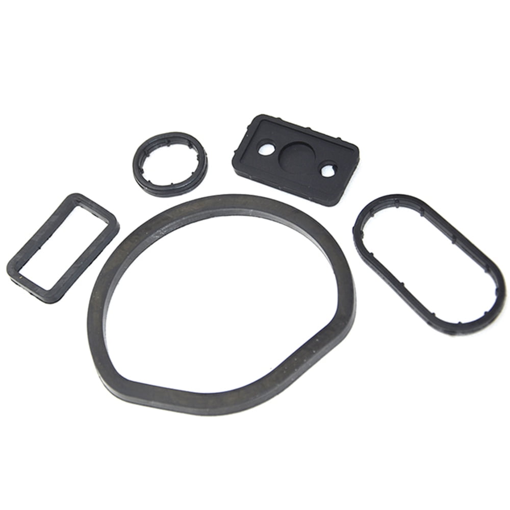 FYUU 5 Pcs Oil Filter Housing Seal Kit For Mercedes Benz W203 W208 W209