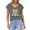 3-Dark Gray, variant on Giffimy Women's Yellow Dot Border Cross Mountain Print V-Neck Sleeveless T-Shirt S-5XL Daily Tank Top