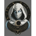 thumbnail image 2 of Junior's Marvel: Moon Knight Winged Scarab Frame  Graphic Tee Charcoal Medium, 2 of 3