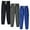 WMBPAN25G582, variant on HILEELANG 3-Pack Boys' Sweatpants 5-15 Years Navy/Gray/Black Cotton Blend Kids Pants School Wear 9-10T