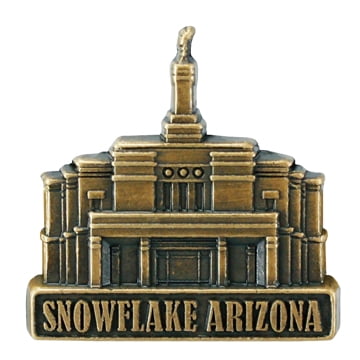 SnowFlake Temple Pin