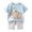 Light Blue, variant on Nwiuh Premium Cotton Toddler Boy Short Sleeve T-Shirt & Shorts Set Summer Outfits Clothes Beige for Size 5-6 Years