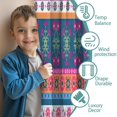 thumbnail image 3 of Blackout Kids Curtains,Boho Bohemia Pioneer Flower Childrens Insulated Curtains Set Of 2,Bedroom Essentials,Toddler Room Decor 42"x54"(106x137cm), 3 of 4