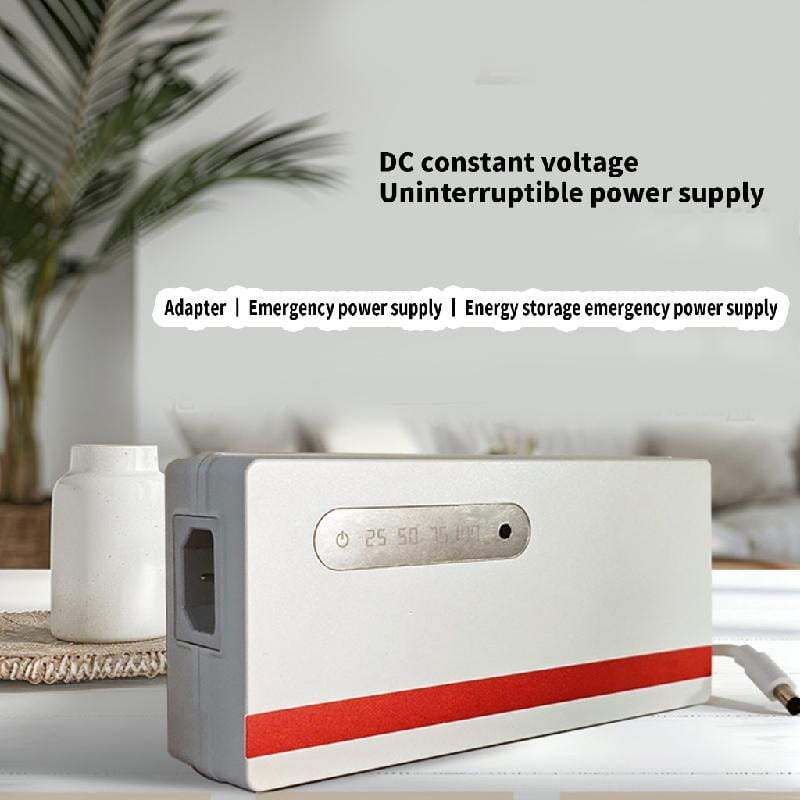 Portable Backup Power Adapter 12V5A/7A Uninterruptible Power Supply Backup Power Supply for Router Monitors