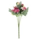 thumbnail image 2 of Ramo de Plantas de Crisantemo Artificiales Que Cuelgan de Flores de Plástico para de Rojo oscuro, 2 of 9