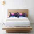 thumbnail image 6 of Yayeee Pillowcase Standard Size Set of 2 Satin Wrinkle Resistant Pillow Case, Night Neon Road, 6 of 7