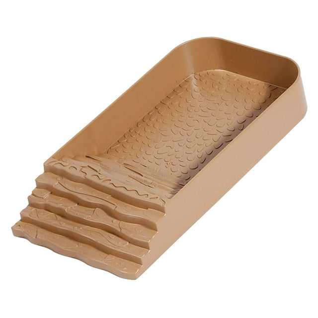 Cuenco para reptiles, lavabo de baño para tortugas con rampa, accesorios para anfibios, plato de comida para tortugas, hábitat de lagartos para