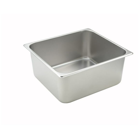 Winco SPTT6, 6-Inch Deep Two-Third Size Steam Table Pan, NSF