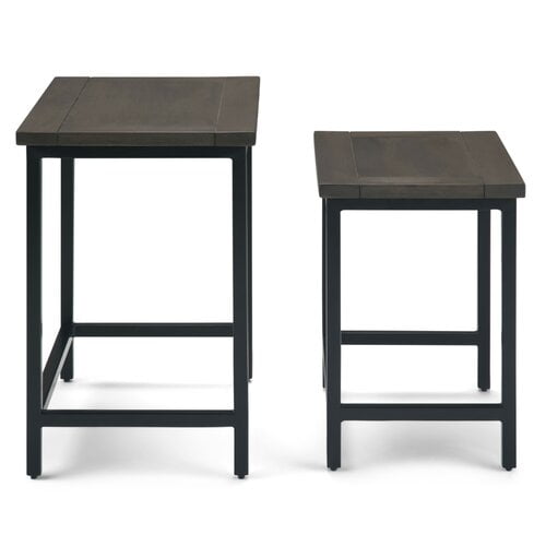 Williston Forge Studebaker 2 Piece Nesting Tables Com 2 Piece Nesting Tables, Williston Forge Side Table