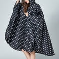 thumbnail image 4 of Imperméable de Plein Air pour Femmes, Poncho Portable - Point Noir, as, 4 of 8