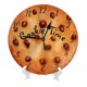 thumbnail image 2 of Reloj de pared con chispas de chocolate y diseño de Cookie Time: reloj de pared silencioso de 10 pulgadas que no hace tictac, estilo rústico retro campestre, decorativo para sala de estar, cocina,, 2 of 7