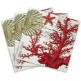 thumbnail image 1 of Colored Paper Cocktail Napkins, 20 Count Shabby Chic Napkins for Wedding, Dinner Tea Party Shower, Zoopllytes, 1 of 8