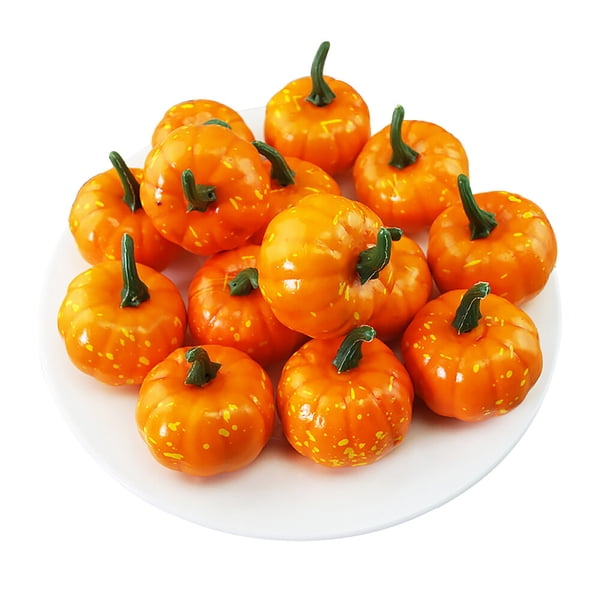 Moyic Calabaza artificial de Halloween Simulación Vegetal Hogar Oficina Hotel Decoración Calabaza de espuma falsa Kits de decoración para fiestas TYPE1