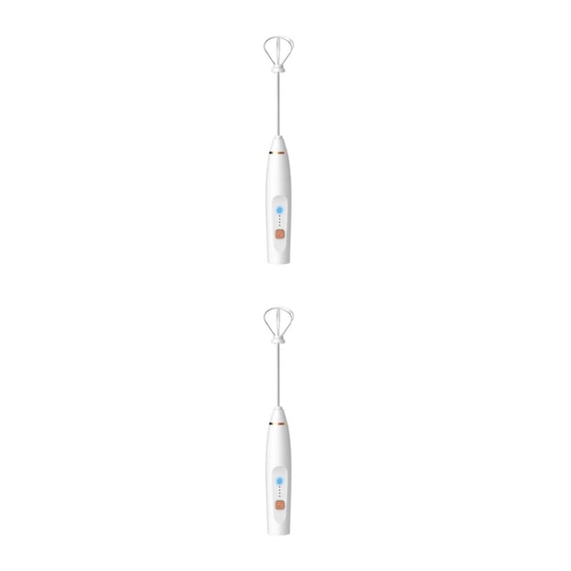 Advancent Batidor de huevos Espumador de leche Batidora eléctrica Handly Griped Automático Accesorios para el hogar Recargable Desmontable Type2 NO2