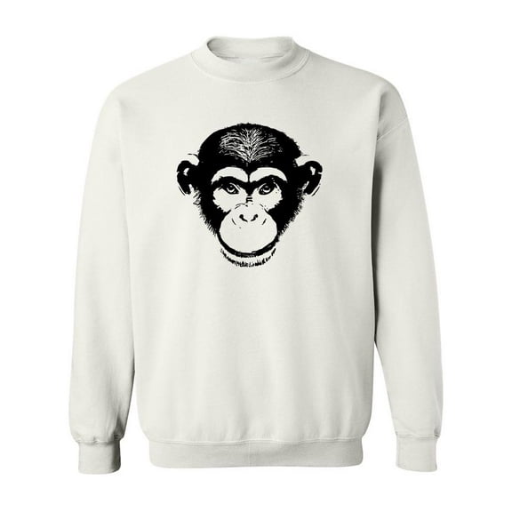 Portrait Of A Monkey . Sweatshirt Men -Image by Shutterstock, Male Small