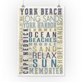 thumbnail image 3 of York Beach, Maine, Typography (12x18 Wall Art Poster, Room Decor), 3 of 3