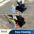 thumbnail image 6 of Yocada Commercial Wheeled Dustpan with Windproof Cover Heavy-Duty Large Capacity for Indoor&Outdoor,Black, 6 of 9