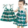 thumbnail image 2 of Robe Décontractée Sans Manches en Coton pour Bébés Filles, Robe d'Été Imprimée avec Bretelles, 2 of 7