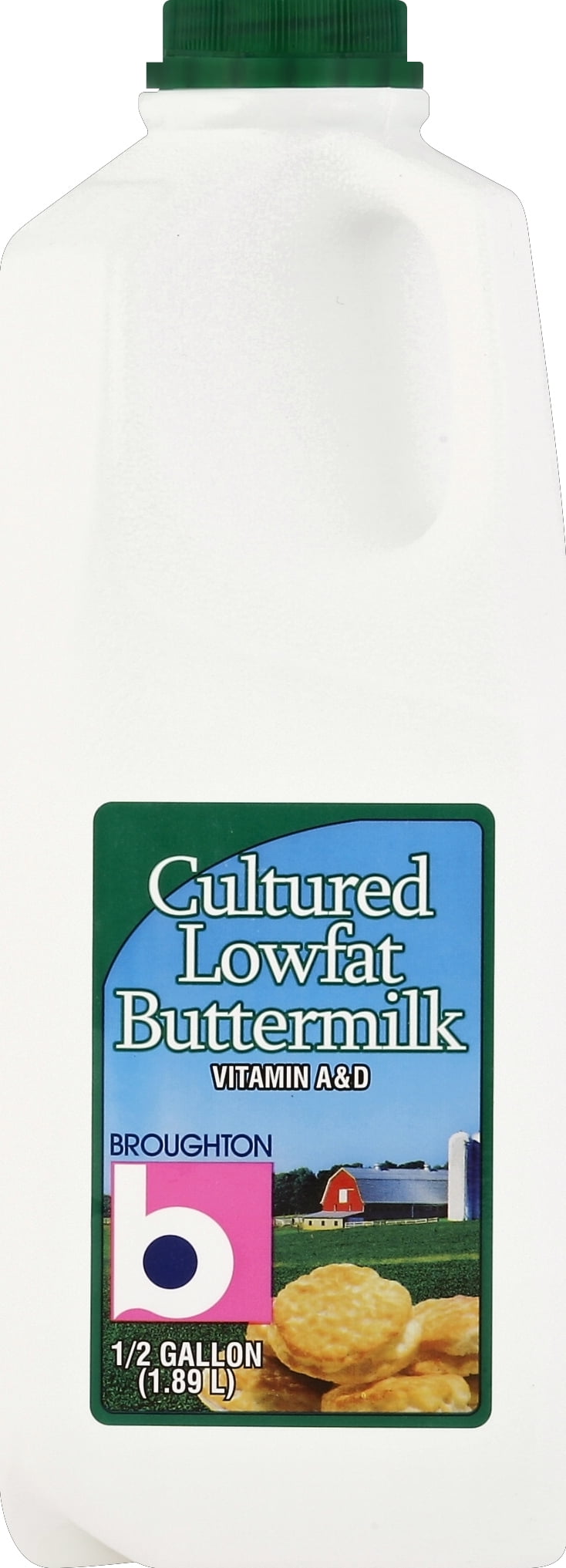 Broughton Dairy Pure Country Style Cultured Buttermilk, Half Gallon