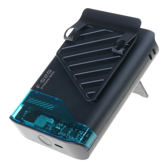 Portable Waist Fan Adjustable Speed Clip Fan Wearable Belt Own Fan 4000mAh ABS Texture for Outdoor Travel Camping Use