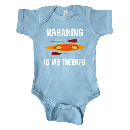 

Inktastic Kayaking Is My Therapy Gift Baby Boy or Baby Girl Bodysuit