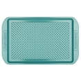 thumbnail image 2 of Farberware Ceramic Nonstick Bakeware, Nonstick Cookie Sheet / Baking Sheet - 10 Inch x 15 Inch, Aqua Blue, 2 of 6