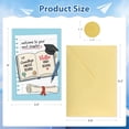 thumbnail image 6 of WaaHome 8th Grade Graduation Card for Boys - Funny Level Complete Design Middle School Graduation Card for Boys Best 8th Grade Graduation Gifts Gift with Gold Envelope & Sealing Sticker, 5.5 x 8 Inch, 6 of 8