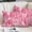 Pink, variant on Orange Abstract Pillow Covers, Linen Long Throw Pillow Case, Vintage Geometric Gradient Oil Painting Modern Holiday Pillow Protector Decorative Cushion Cover for Living Room/Bedroom 20" x 30"
