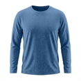 thumbnail image 3 of Guluxicc Gym Shirts for Men Classic Fit Solid Long Sleeve Workout Shirts Summer Athletic Shirts, 3 of 5