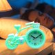 thumbnail image 4 of Reloj Despertador para Dormitorio,Reloj de Escritorio Silencioso en Forma de Bicicleta,7.01x4.72x2.36In Plástico Operado Por Batería Azul para Niños Sala de Estudio Reloj Despertador para Niños,Decora, 4 of 6