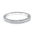 thumbnail image 2 of 1/5 Carat T.W Cubic Zirconia Sterling Silver Wedding Band, 2 of 3